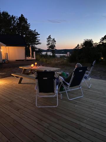 Hytte Med Sjoutsikt Og 20 Min Fra Dyreparken Grimstad  Zewnętrze zdjęcie